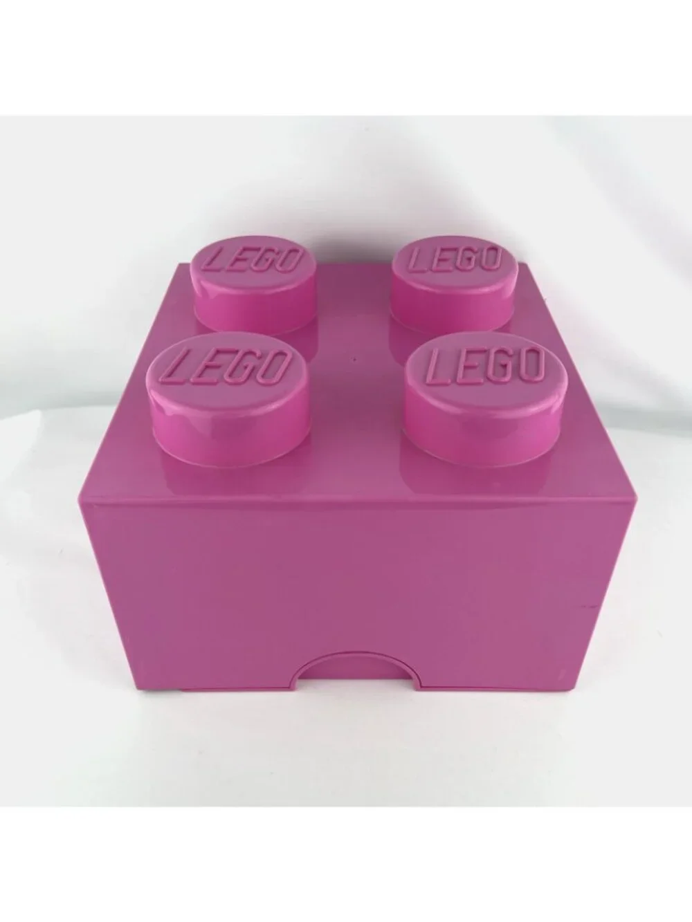 LEGO Pink Storage Brick 2x2 Cube 4 Stud Stackable Container Box #234